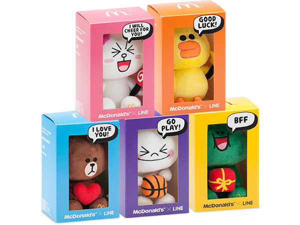 X LINE Plush Collectibles 