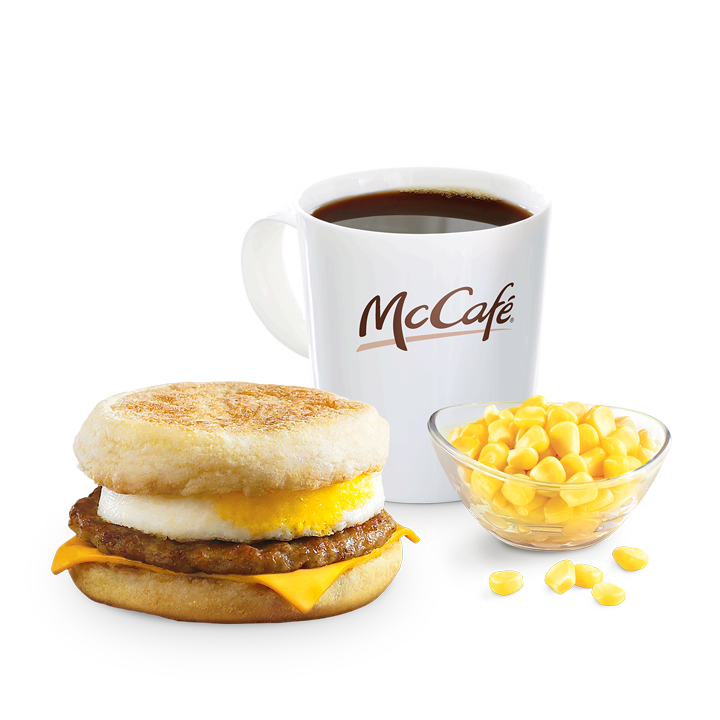 Sausage McMuffin™ with Egg Delight 500 Meal McDonald's®